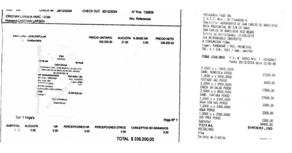 Denuncian a Larsen funcionario nacional santiaguentildeo que gastoacute 400000 en un almuerzo