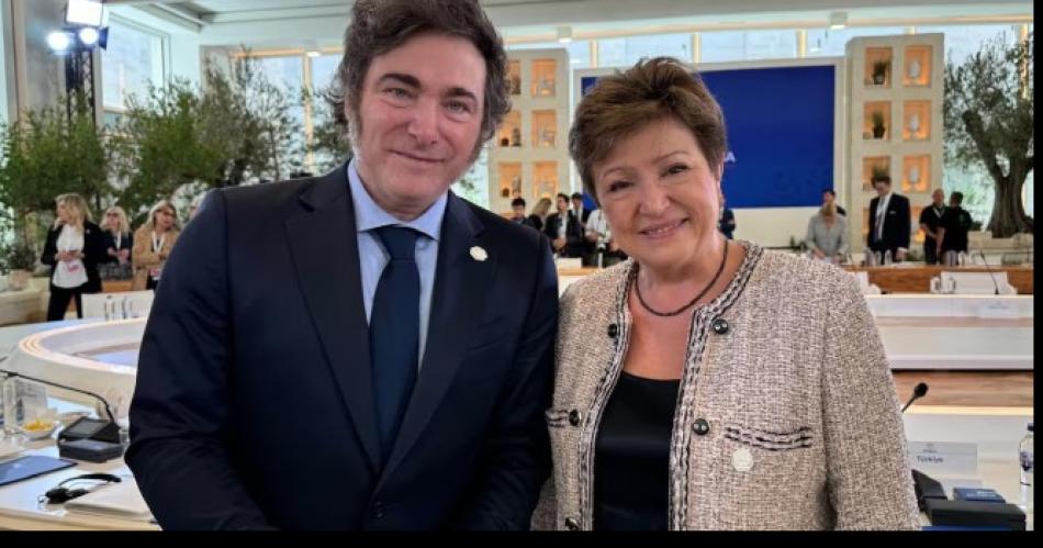 La jefa del FMI elogió las medidas económica de la gestión de Javier Milei- Es impresionante (Foto- X@KGeorgieva)