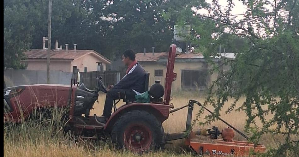 Nuevos operativos de desmalezamiento en el Paseo Coloacuten