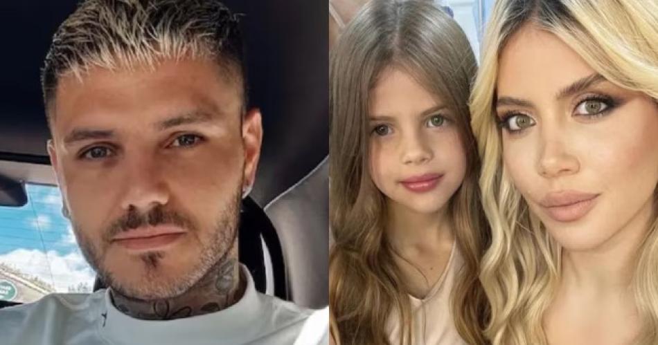 El tremendo audio de Icardi con su hija que desatoacute un escaacutendalo en las redes