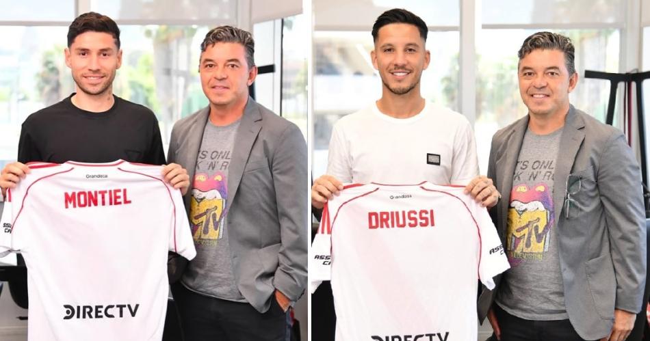 Es oficial- Gonzalo Montiel y Sebastiaacuten Driussi firmaron sus contratos con River