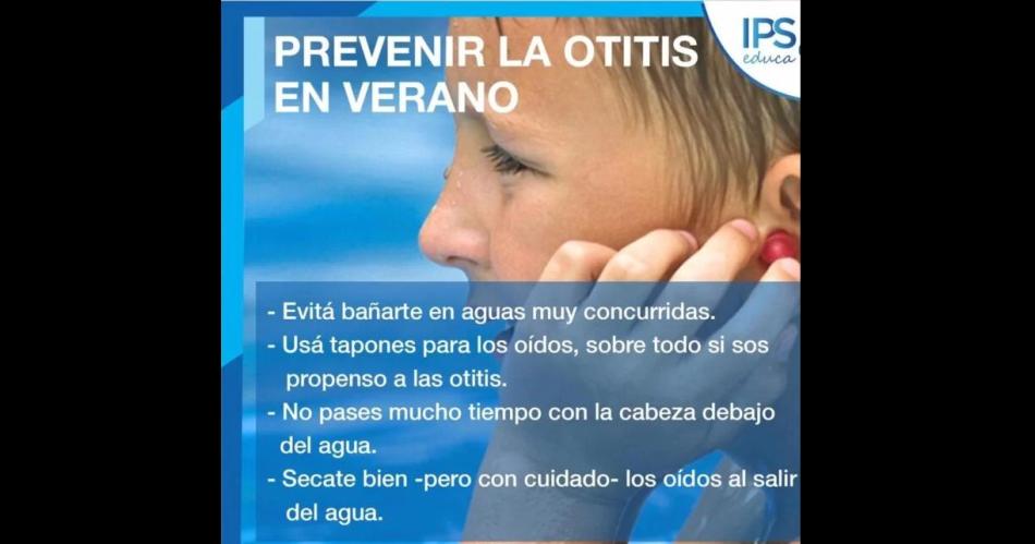 Otitis de verano- especialistas aseguran que el agua de pileta es maacutes nociva que de mar o riacuteo