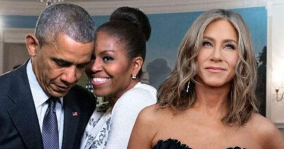 Crecen los rumores del divorcio de Obama por un romance con Jennifer Aniston