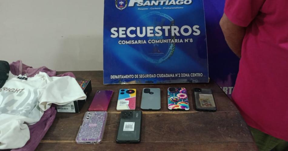 Esclarecen dos causas con la detencioacuten de un arrebatador- secuestran dinero celulares y una moto con pedido de secuestro