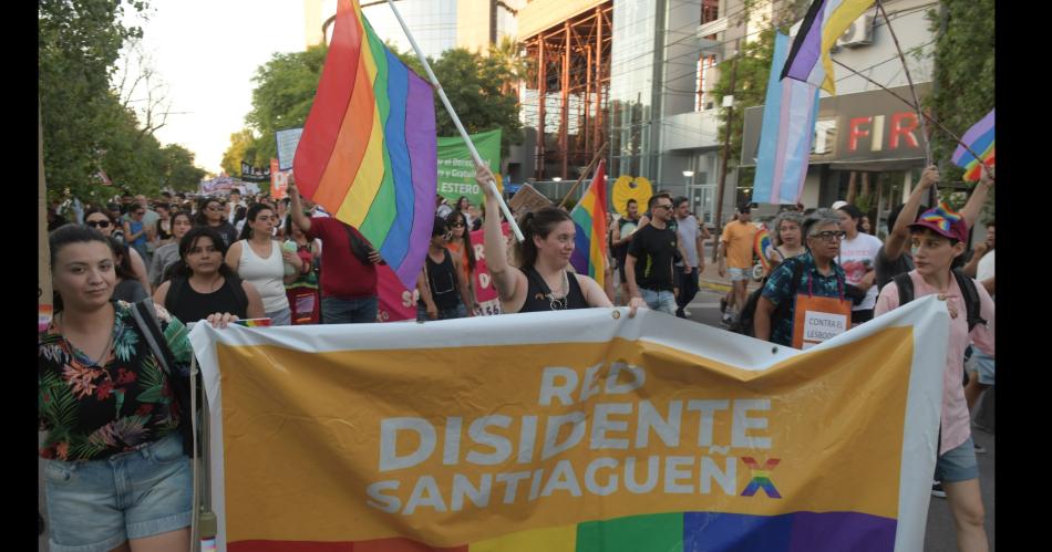 Multitudinaria Marcha Federal LGTBQ en Santiago del Estero