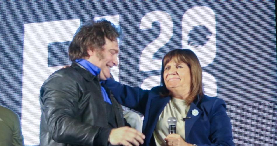 Javier Milei y Patricia Bullrich