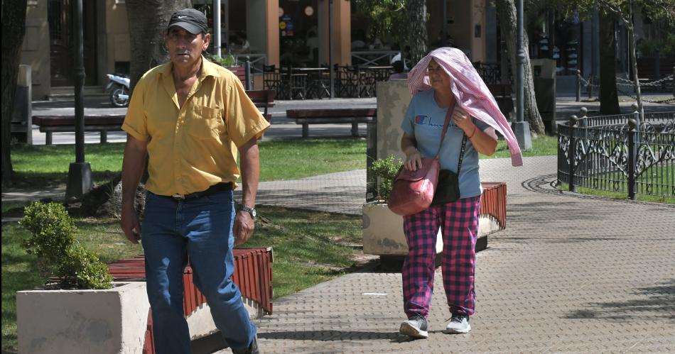 Santiago del Estero fue ayer durante la siesta la provincia maacutes caliente de la Argentina