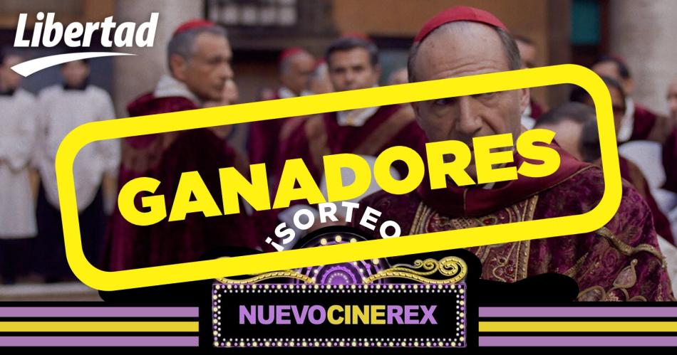 Estos son los ganadores de las entradas para el Cine Rex