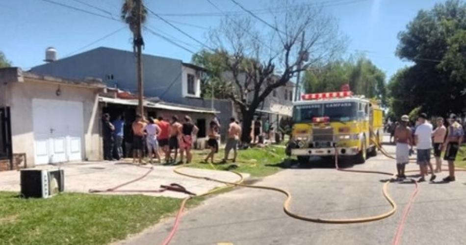 Conmocioacuten- cuatro hermanitos fallecieron al prenderse fuego su vivienda