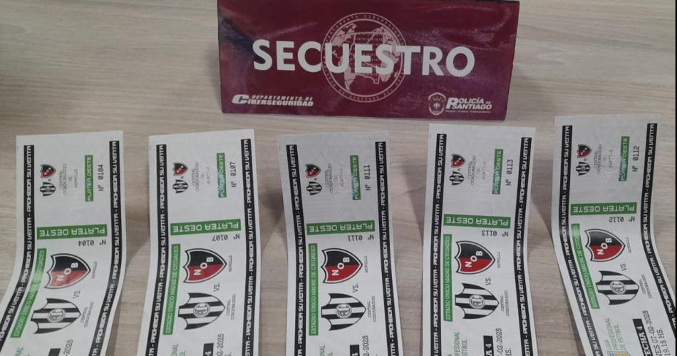 Lo descubren  estafando con entradas falsas para el partido Central vs Newells