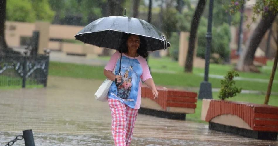 Lluvia y calor para Santiago