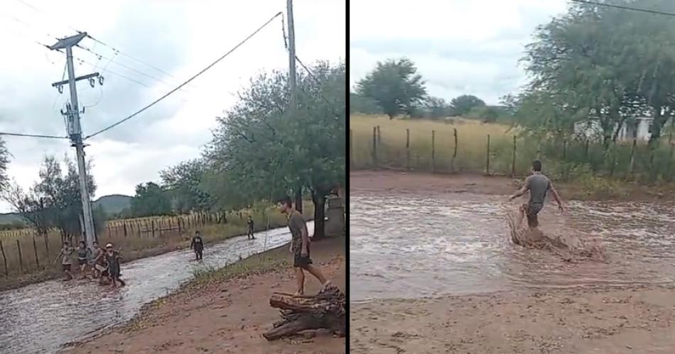 VIDEO  Impactante postal en El Rodeo y Laprida tras la llegada de fuertes tormentas