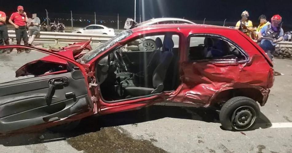 Picada mortal- un joven murioacute tras un terrible accidente que involucroacute a seis vehiacuteculos