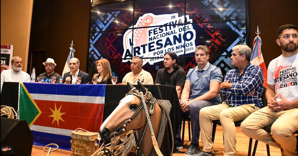 Presentaron el 28deg Festival Nacional del Artesano de Villa Ojo de Agua