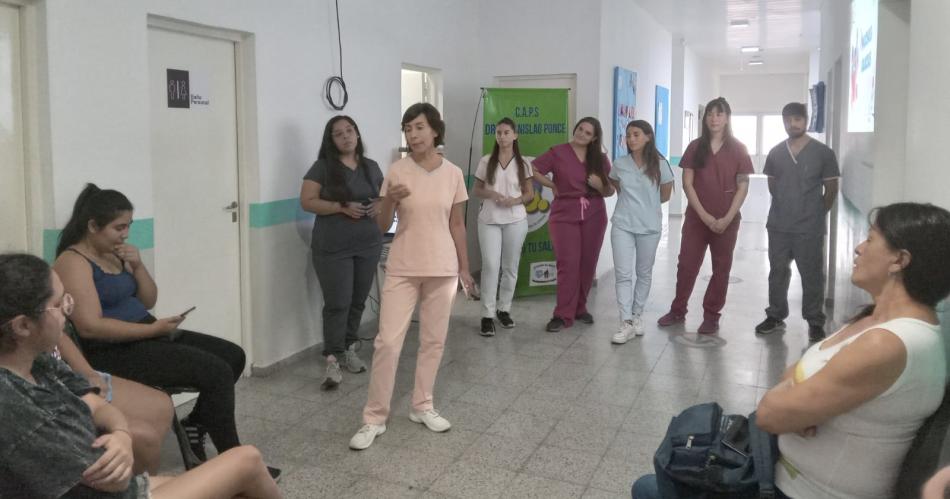 La Facultad de Medicina de la Unse organizó una charla en un centro de salud municipal