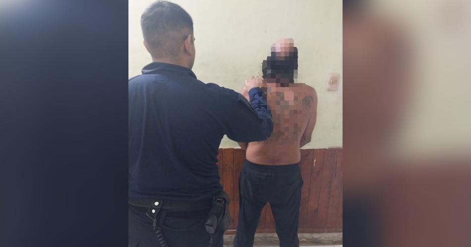 El hombre quedó detenido (Foto- Policía de la Provincia)