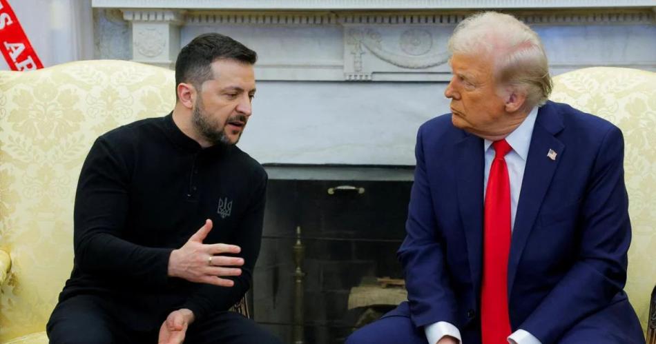 Tensa reunioacuten de Trump con Zelensky en la Casa Blanca