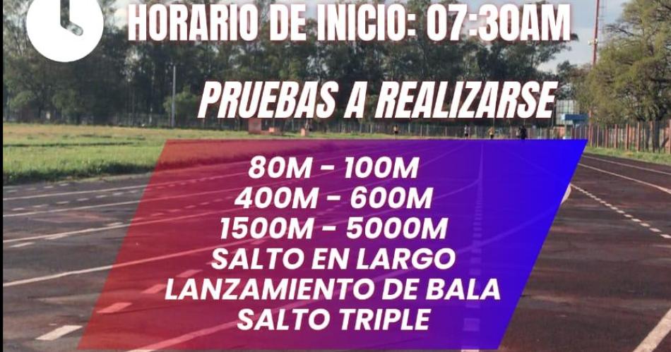 Mantildeana se abre la temporada de atletismo de pista en el Polideportivo Provincial 