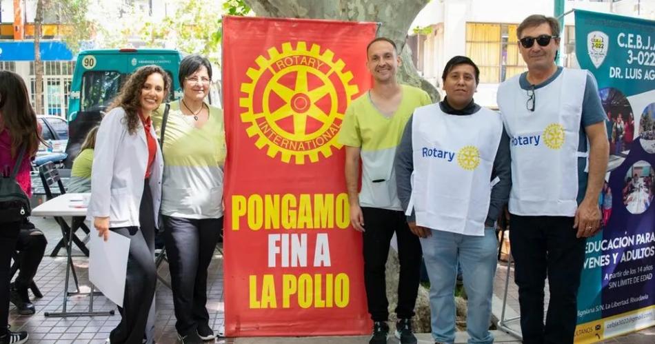 Las acciones del Rotary contra la polio fueron exitosas