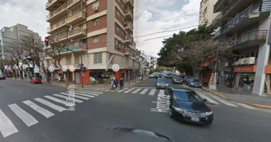 La calle Honduras en el barrio de Palermo donde el arquitecto pidió ayuda (Foto- Google Maps)