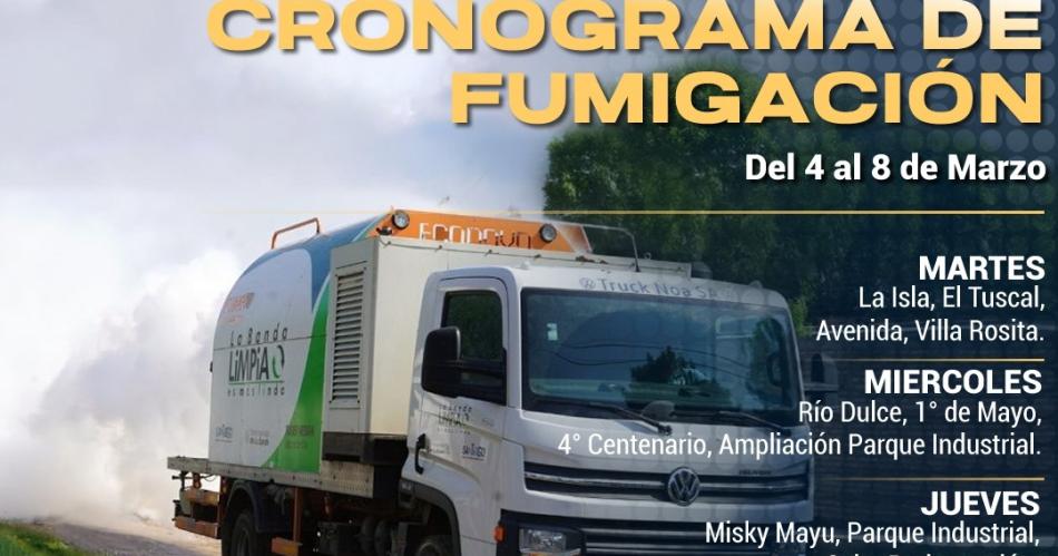 La Municipalidad intensifica su programa de lucha contra el dengue