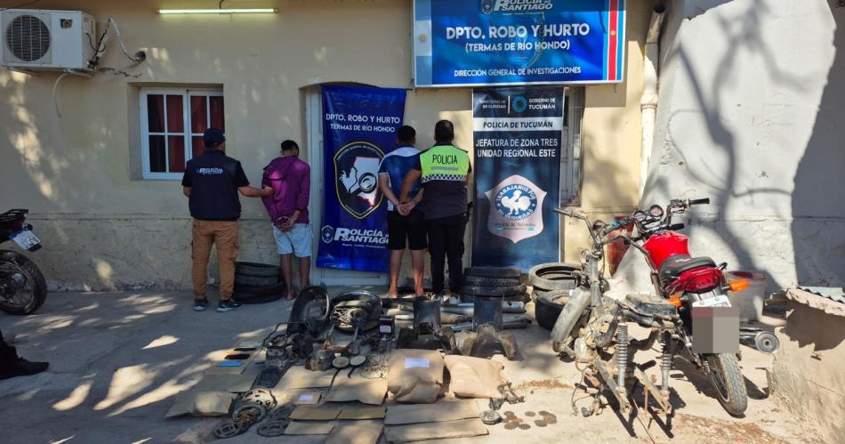 Peligrosa banda delictiva fue desmantelada  (Foto- Policía de la Provincia)