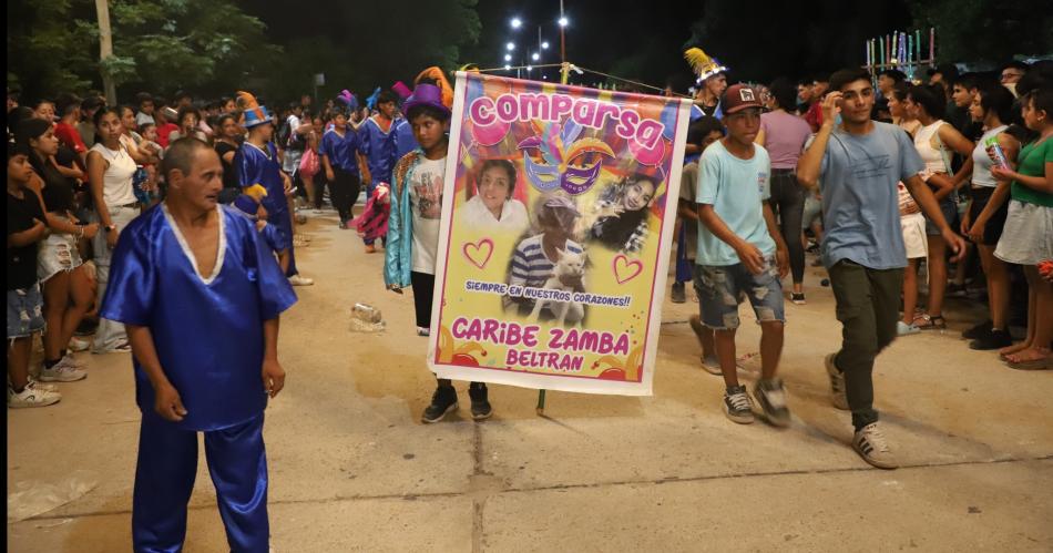 La comparsa Caribe Samba de Beltraacuten ganoacute los Corsos de Forres