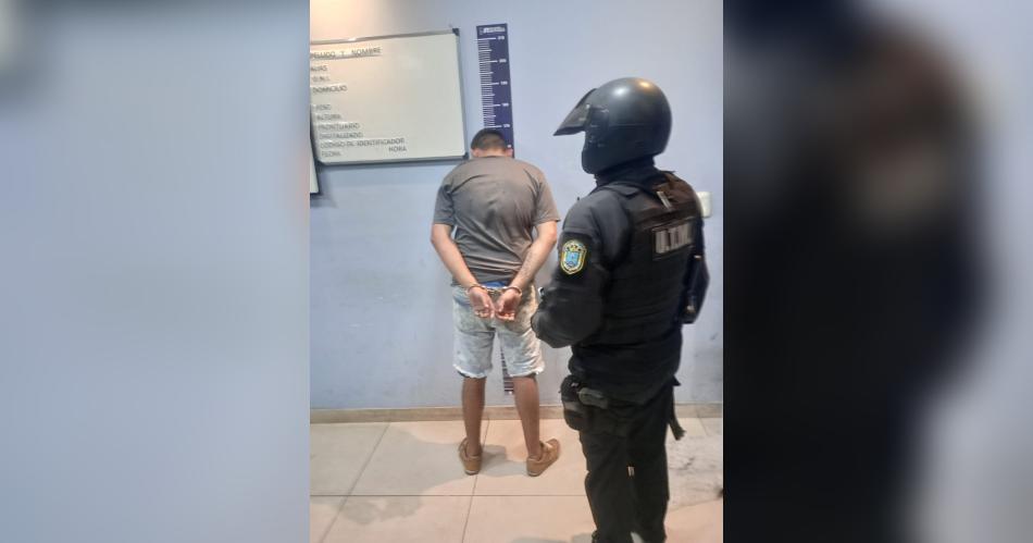 Sujeto detenido por el personal policial de la Comisaría 6