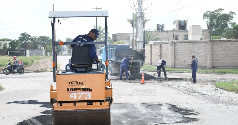 Mantenimiento de calles en ciudad Capital