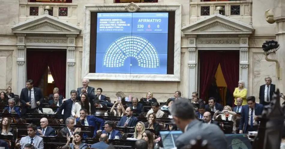 Diputados aproboacute la declaracioacuten de emergencia en Bahiacutea Blanca por unanimidad