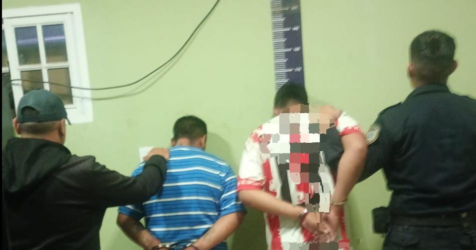 Detenidos en allanamientos en La Banda (Foto- Policía de la Provincia)