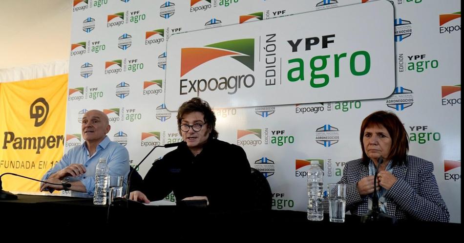 Milei participó de la ExpoAgro