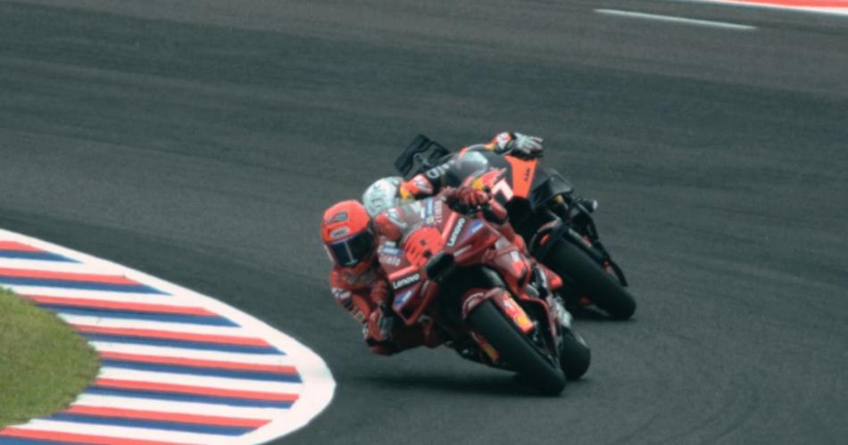 El piloto de Ducati marcó el mejor tiempo en la segunda sesión de entrenamientos del MotoGP Foto- El Liberal