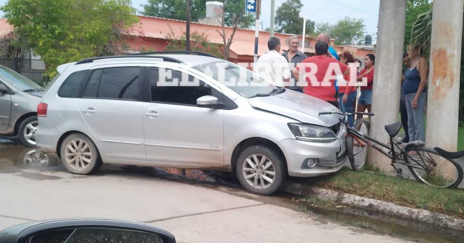 Accidente en intersección de calles Aristóbulo del Valle e Italia