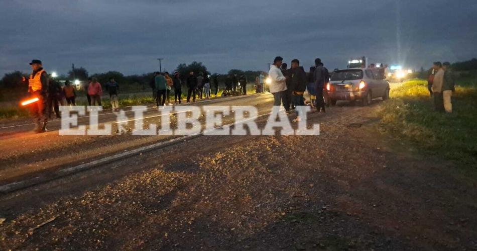 Accidente de trnsito sobre Ruta Nacional N° 9 a 5 kilómetros de Las Termas