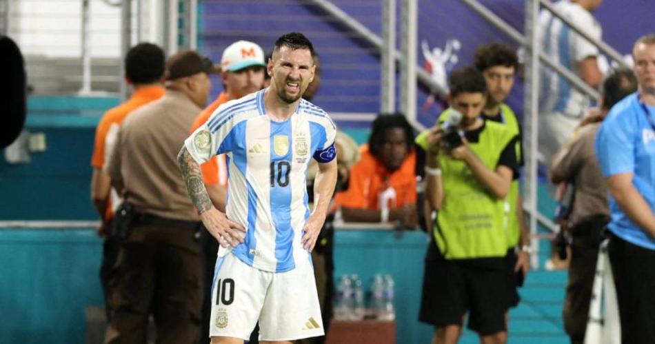 Una mala para la Seleccioacuten- Messi no estaraacute en la doble fecha por una lesioacuten