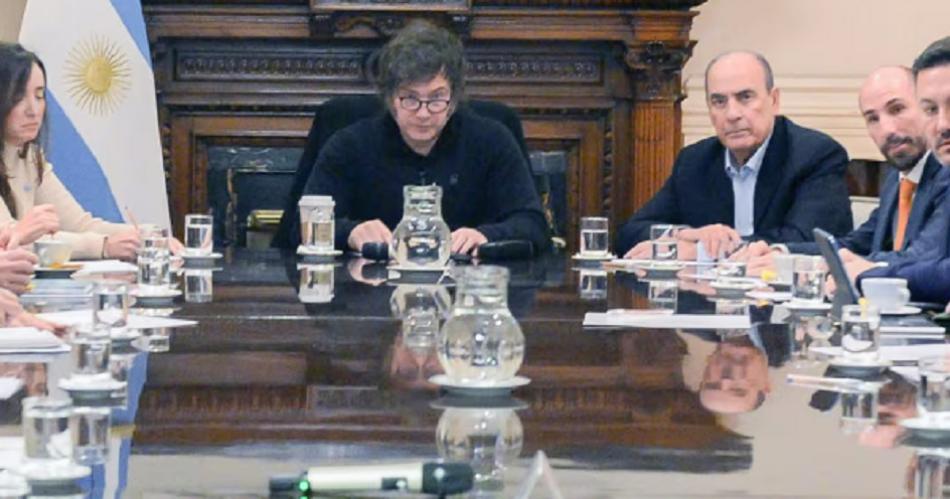 El presidente de la Nación Javier Milei lideró una nueva reunión de Gabinete