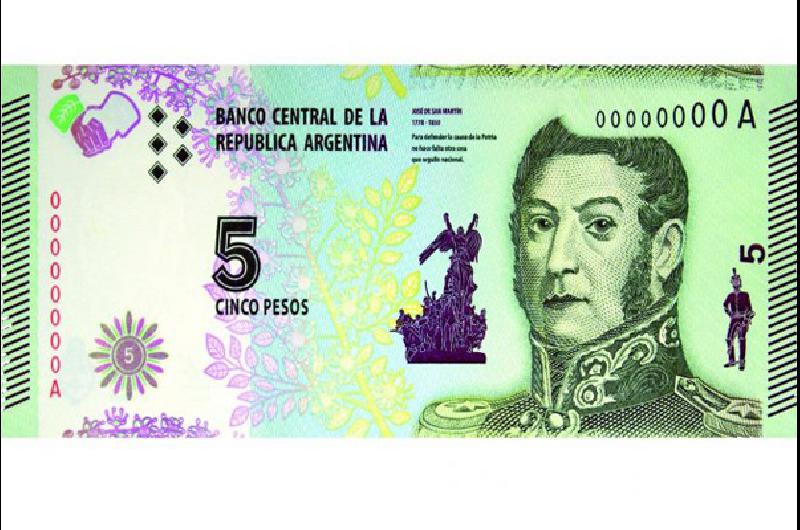 Emiten Un Nuevo Billete De 5 El Banco Central Pondrá En Circulación Desde El 1 De Octubre El 9090