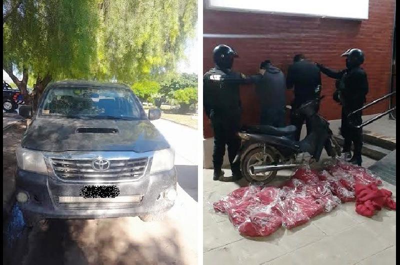 Circulaban Por La Banda Con Una Moto En La Caja De Su Camioneta Ten A Pedido De Secuestro