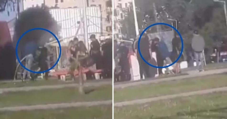 DramÁtico Video Asesinan De Un Tiro En La Cabeza A Un Joven De 18 Años En Una Plaza El